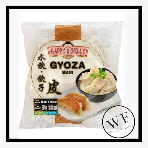 

Happy Belly Frozen Gyoza Skin / Kulit Pangsit / Kulit Dumpling 300grm