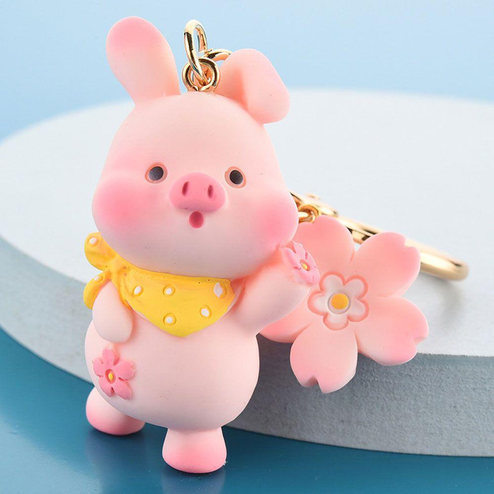 TOP Keyring Couple Hadiah Liontin Kartun Lucu