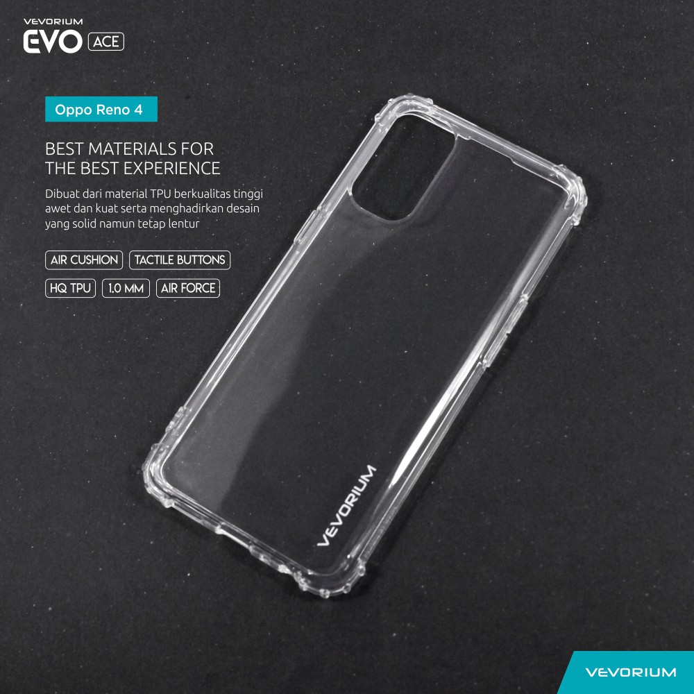 VEVORIUM EVO ACE Oppo Reno 4 Reno4 Softcase Soft Case Anti Crack Armor