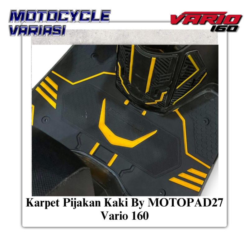 MOTOPAD27 Karpet Vario 160 Karpet Pijakan Kaki Vario 160 Bordes Vario 160