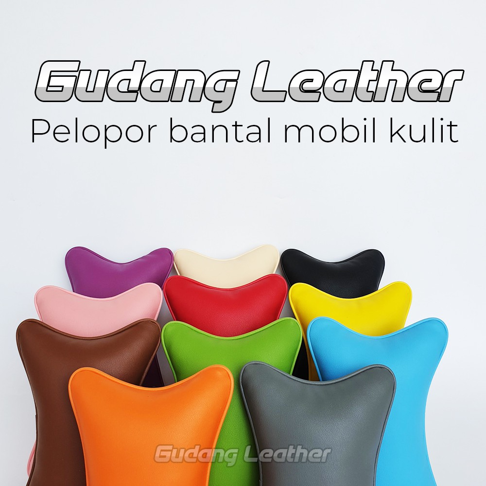 Bantal Mobil Kulit Super Trendy - TERMURAH