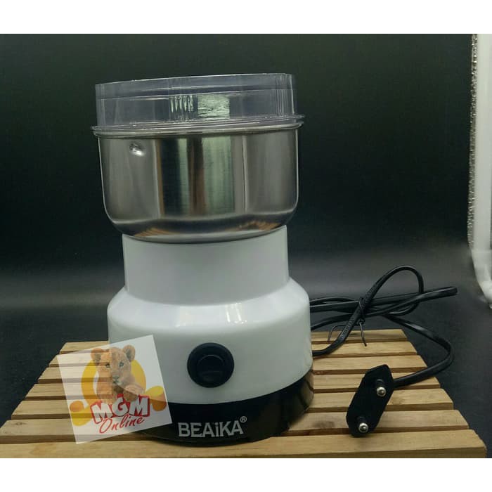 Gilingan kopi 85g &amp; bumbu electrik 150w stainless coffee grinder 2453