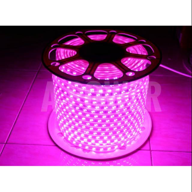 Hi Light - Lampu LED Strip Selang SMD 5050 Ungu (Double Mata LED)