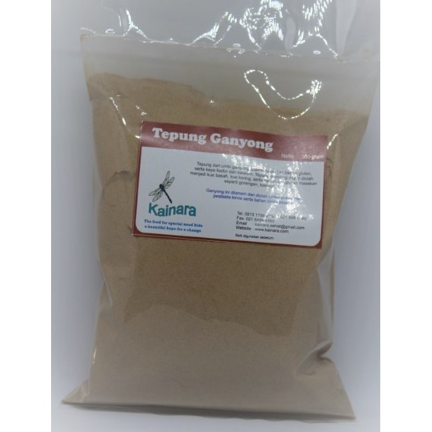 

Kainara Sehat. Tepung Ganyong, tepung sehat, tepung organik