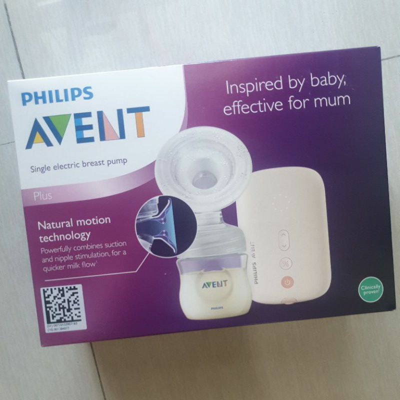 Avent Plus Single Electric Breastpump Pompa Asi SCF391/11 NEW