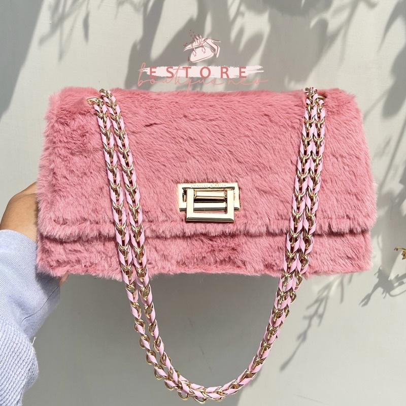 Tas Wanita Chain Strap Shoulder Ba