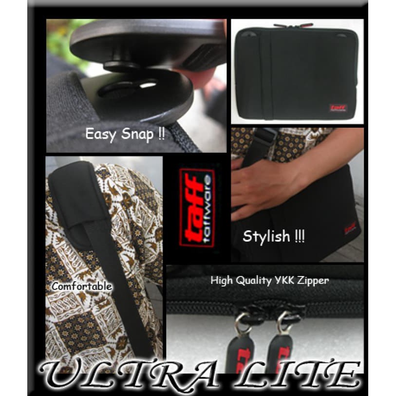 Tas Netbook 10'' / Softcase Netbook, Tab or Ipad Taffware LITE Softcase