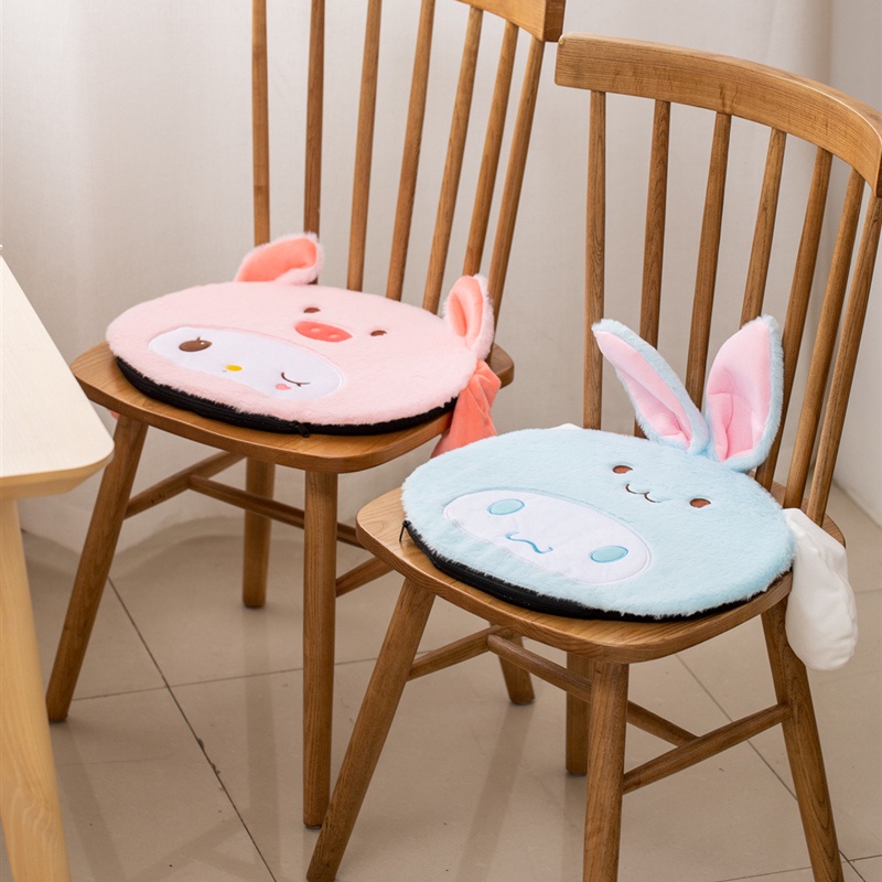 Alas Kursi Dudukan Kursi Mobil Kantor Model Cartoon Bahan Plush