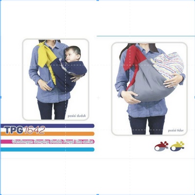 SNOBBY GENDOGAN SAMPING BAYI DOUBLE FUNGSI LINE SERIES-TPG 1642