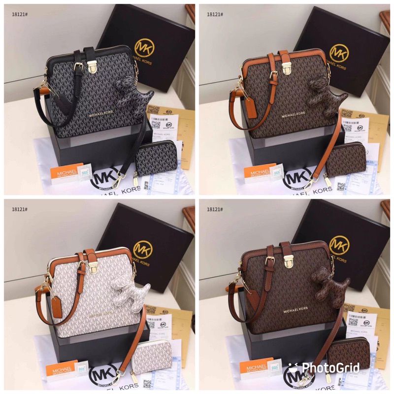 Tas M 18121 (with box) / tas selempang wanita / Slingbag cewek / Tas selempang premium