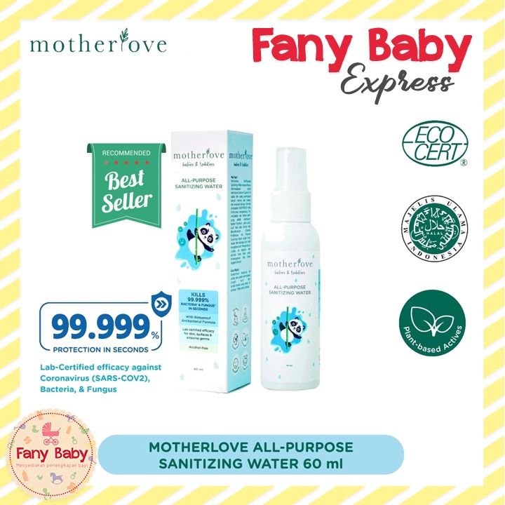 MOTHERLOVE ALL PURPOSE SANITIZING WATER 60ML / 200ML | MOTHERLOVE