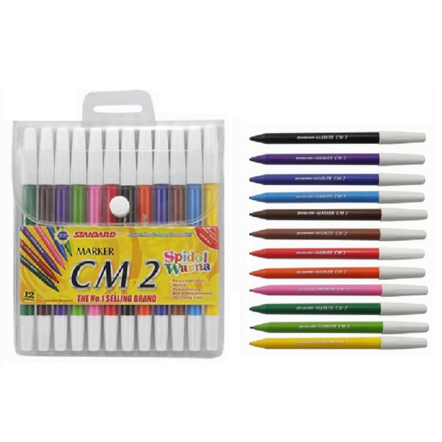 

Spidol Standard CM-2 12 Warna