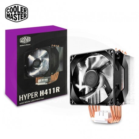 Cooler Master Hyper H411R - CPU Cooler - WHITE