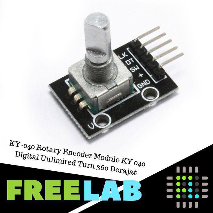 KY-040 Rotary Encoder Module KY 040 Digital Unlimited Turn 360 Derajat