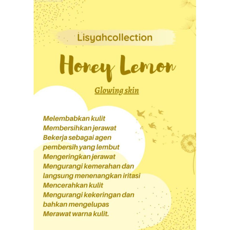 

maskerHoneyLemon