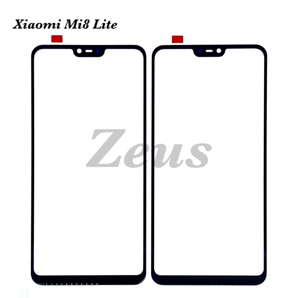 GLASS - KACA LCD TOUCHSCREEN TS ONLY XIAOMI 8 LITE - XIAOMI MI8 LITE