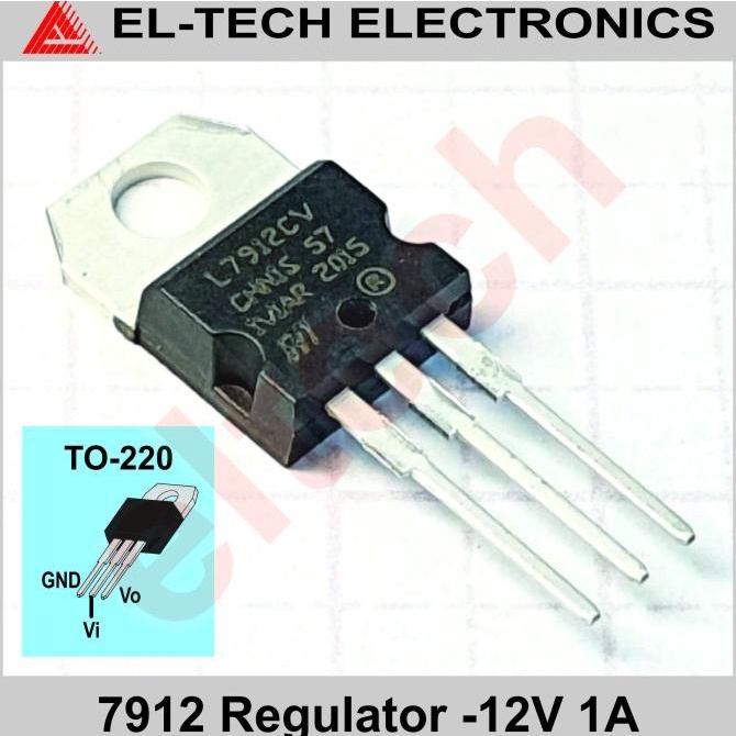7912 L7912 LM7912 79 L79 LM79 12 Voltage Regulator -12V elt3ch dijamin