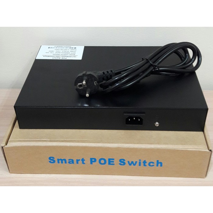 POE Switch Hub Injector 8 + 2 Gigabite Port adaptor IP camera CCTV