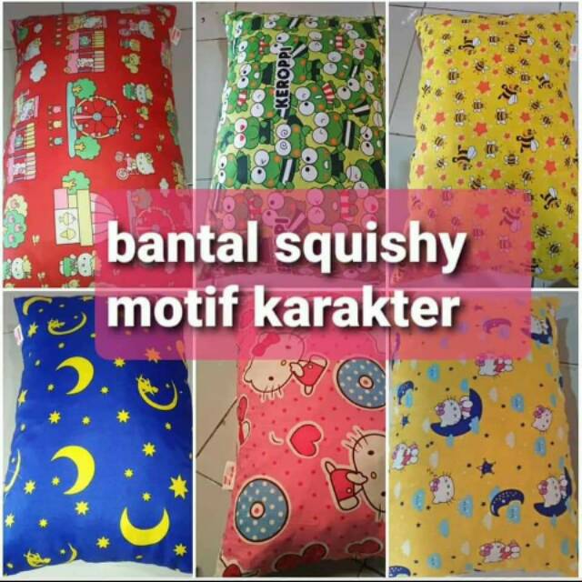 BANTAL SQUISHY KARAKTER ( PREMIUM)