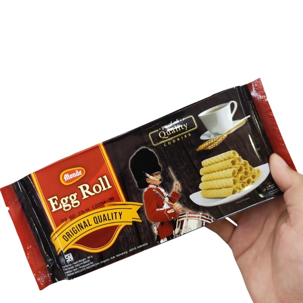 

Monde Eggroll 60gr Original Quality Cookies Biskuit Egg Roll