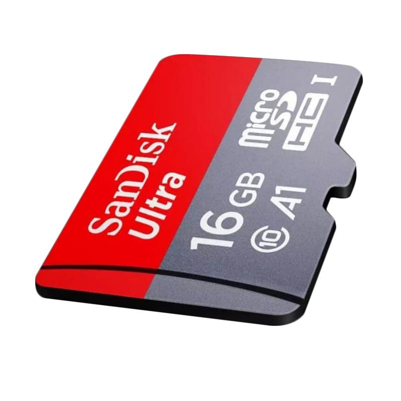 Memory Card | Micro SD 16GB SanDisk Ultra A1 up to 98Mbps Class 10 - Garansi Resmi 10 Tahun