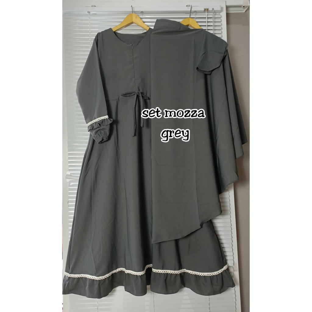 (COD) TERLARIS..!! GAMIS SET SYARI NABILAH/GAMIS WOLFIS SYARI SET HIJAB DAN CADAR-1