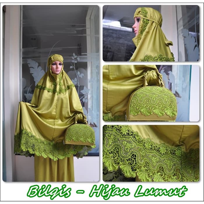 MUKENA DEWASA BILQIS SATIN VELVET