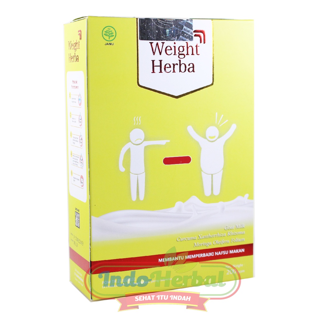 Susu Weight Herba Original 200gr - Membantu Memperbaiki Nafsu Makan - Menambah Berat Badan