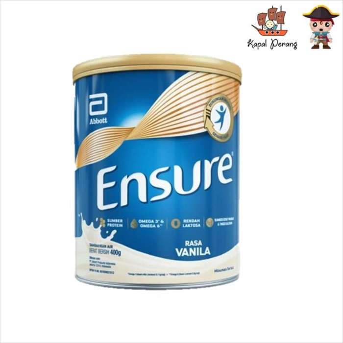 

fe20011vv Ensure Vanila 400 G Susu Nutrisi Dewasa Rendah Laktosa Xa201As