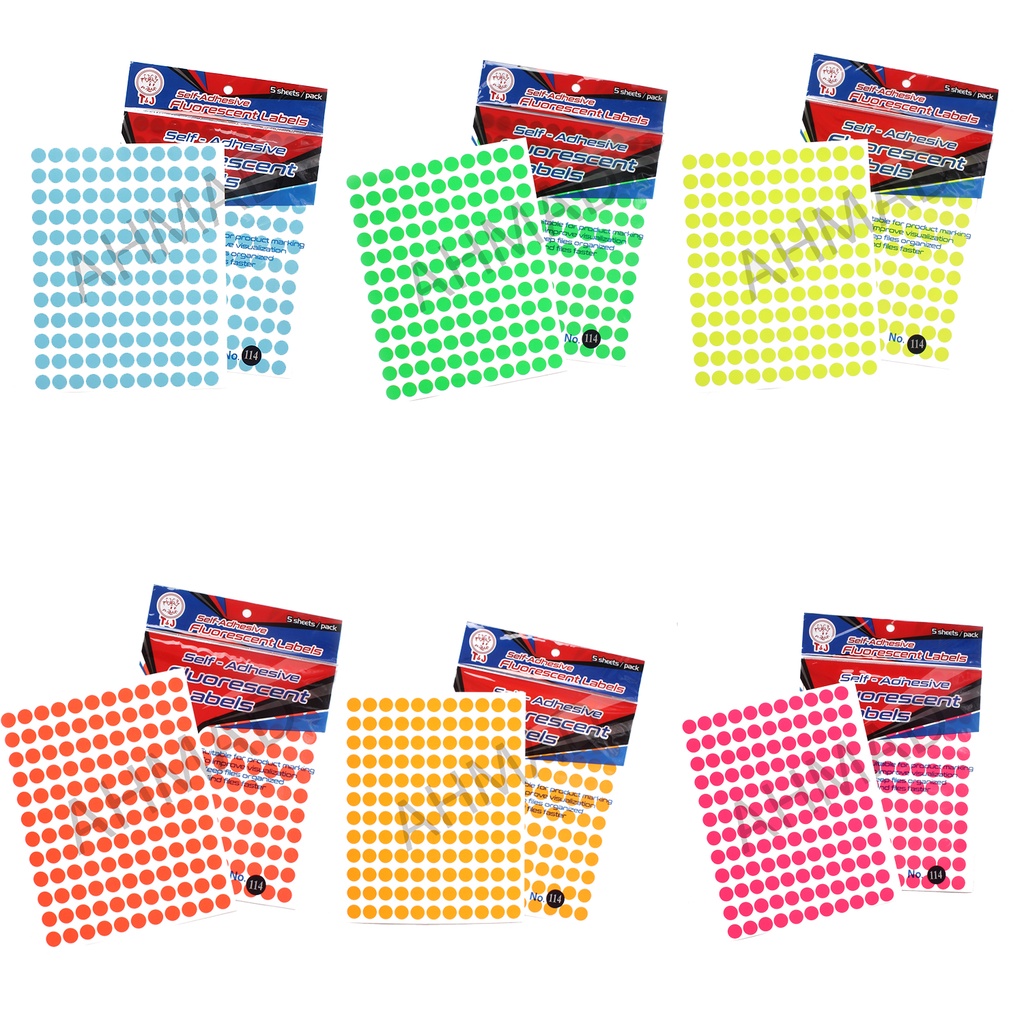 

Tom&Jerry Label Bulat Warna 114 [ PAD ]