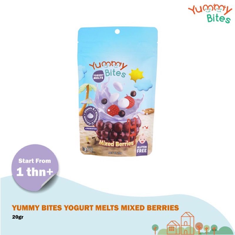 

YUMMY BITES YOGURT MELTS/YUMMY BITES CEMILAN ANAK ENAK