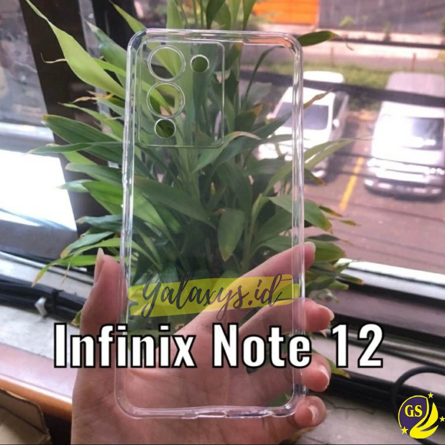 CLEAR CASE INFINIX HOT 12 12I 12 PLAY / NOTE 12 Soft case Clear 2.0mm Case Bening Transparan Ultra Casing Clear Case Premium Crystal Case Ultra