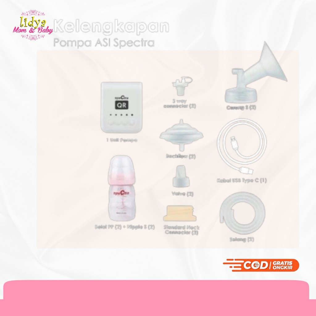 BREAST PUMP ELECTRIC SPECTRA QR - POMPA ASI PERLENGKAPAN IBU MENYUSUI