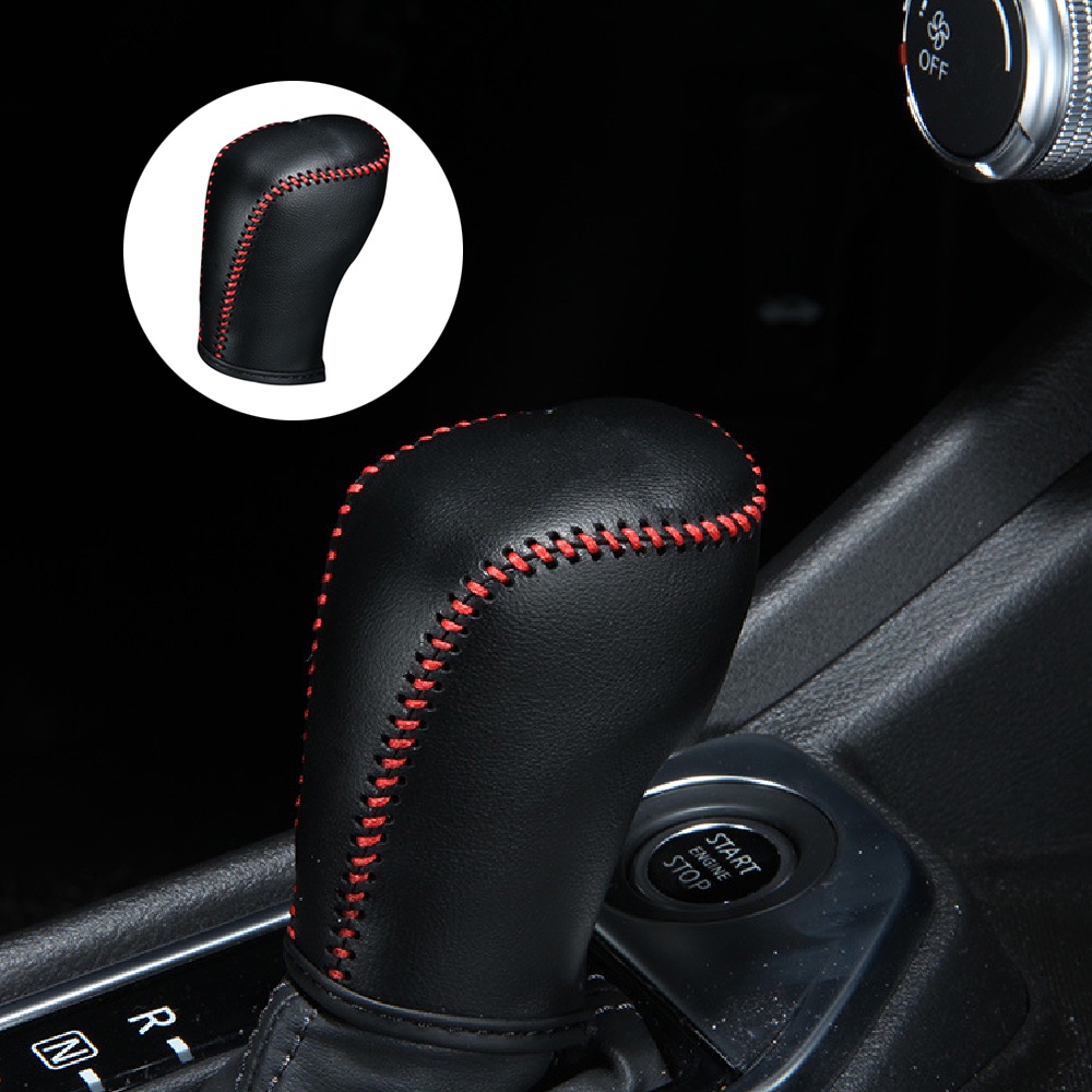 Cover Knob Persneling Bahan Kulit Untuk Nissan Kicks 2017-2021 Verse 2019-2021 Sunny Juke Sylphy 2020 2021