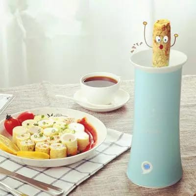 ALAT MESIN PENGGULUNG TELUR MASAK SOSTEL GULUNG PANJANG