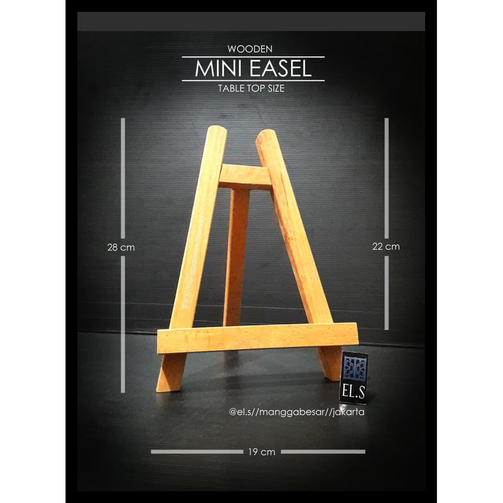 

TERBARU WOODEN MINI EASEL 1928 ( STAND CANVAS, STAND FOTO ) PERALATAN MELUKIS MURAH TERUPDATE