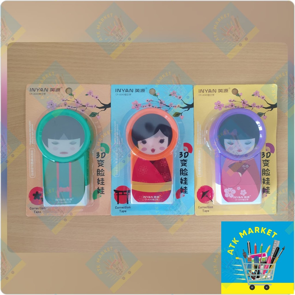 

TIP EX Kertas / Correction Tape Karakter 3D Kimono CP-8345