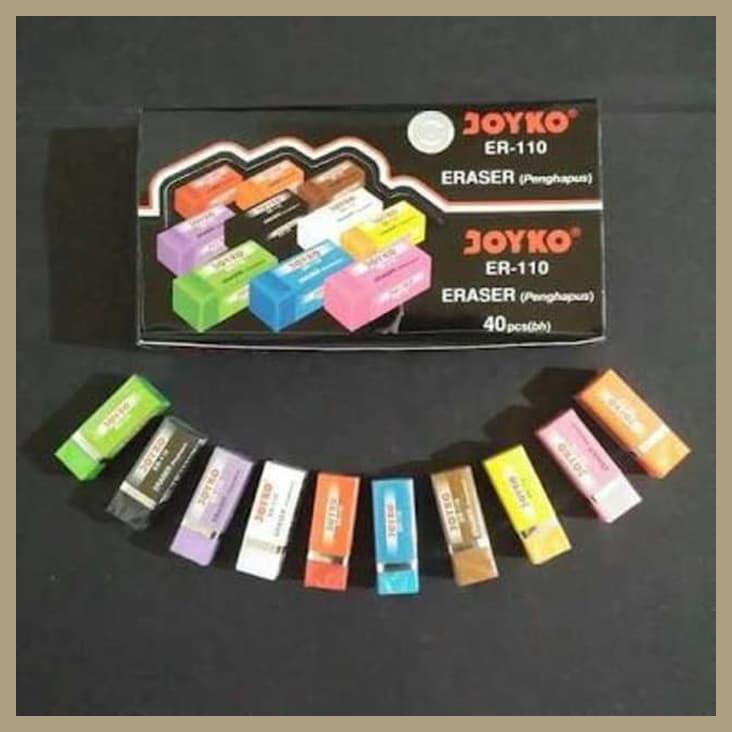 

PENGHAPUS PENSIL JOYKO ER-110 WARNA WARNI KECIL (PERPC )