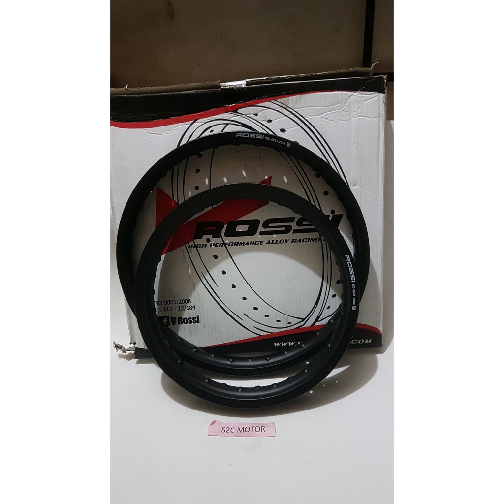 Velg Rossi Trail ukuran ring 16 & 19 lubang 36