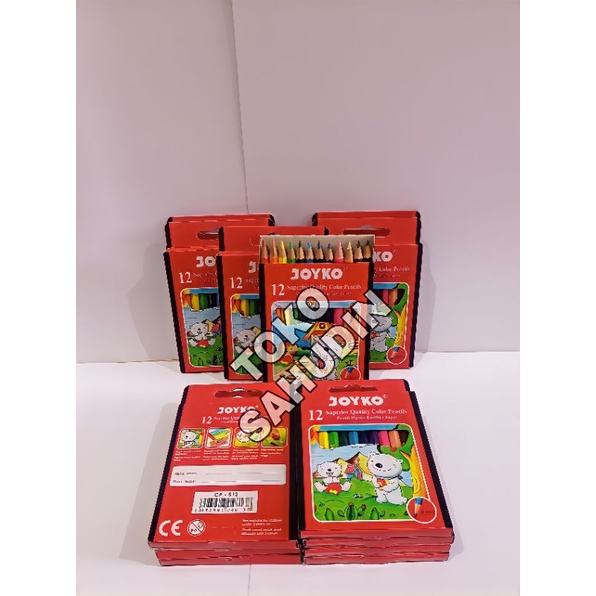 

PENSIL WARNA / COLOR PENCILS, JOYKO PENDEK 12 WARNA / CP-S12