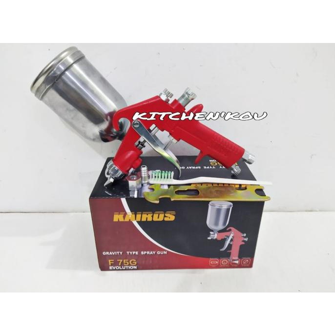 SPRAYGUN F75 TABUNG ATAS KAIROS / SPRAY GUN F 75G KAIROS Termurah