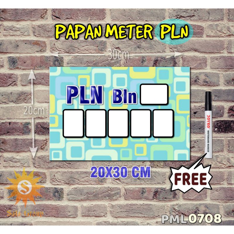 

Safa Papan Meter Listrik PLN PAM motif Unik - Pastel 08