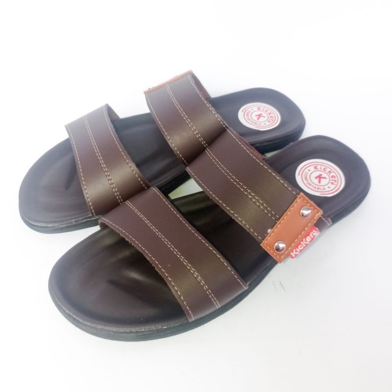 Sandal slide pria sandal selop kasual sandal lebaran terbaru 2021 kasual santai