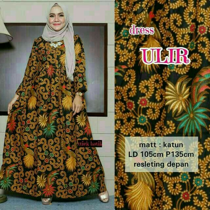 GAMIS BATIK PEKALONGAN MODEL PAYUNG