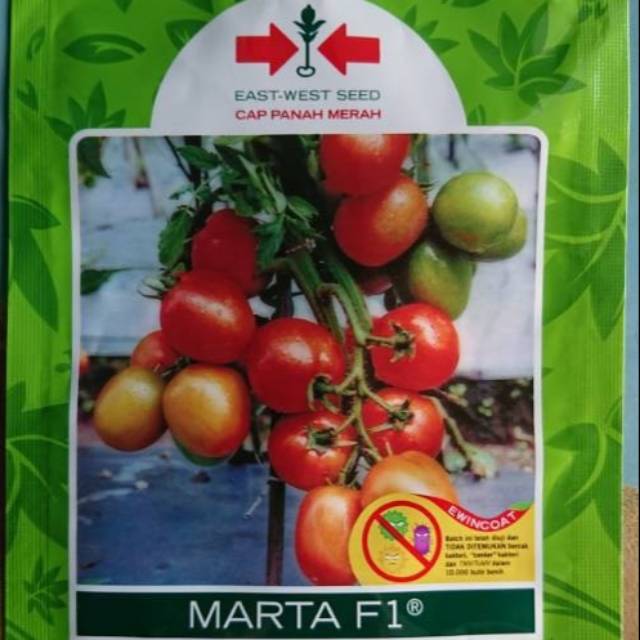 (KEMASAN PABRIK)      Benih Bibit Tomat Buah Besar MARTA F1 150 Biji