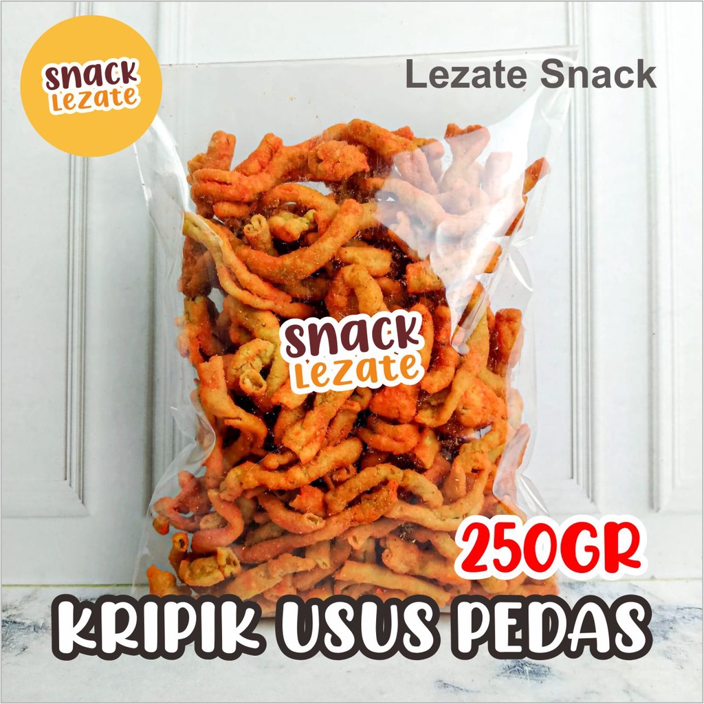 Jual Kripik Usus Ayam 250gr Pedas Murah Enak Renyah Keripik Usus Ayam