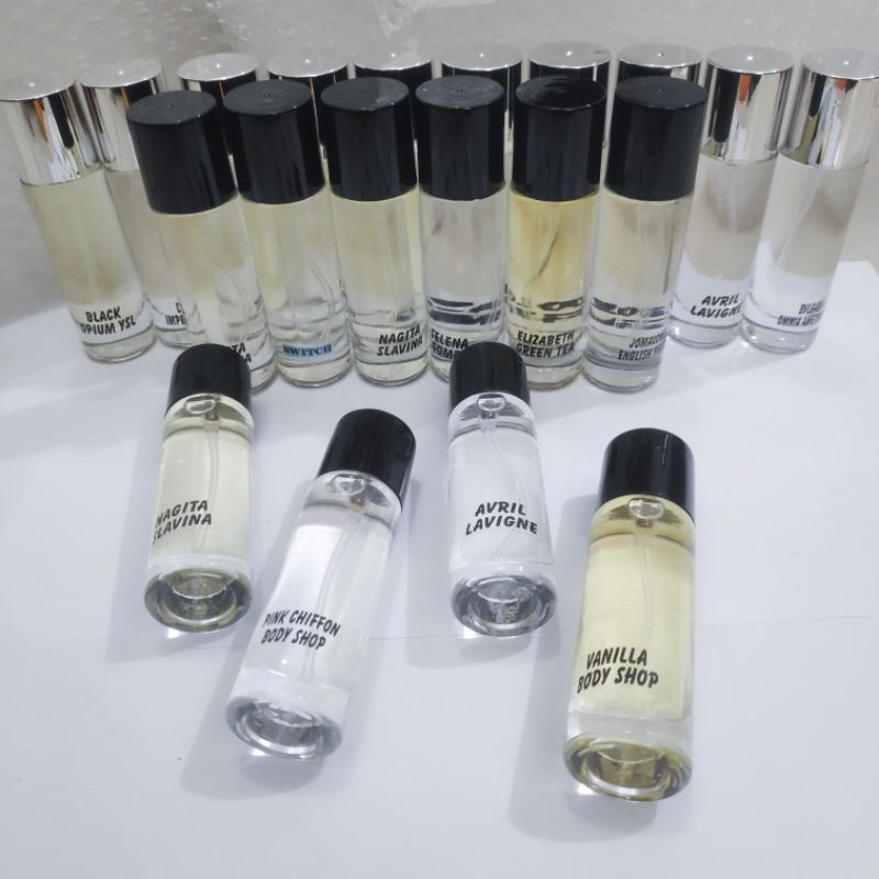 parfum refill bebas pilih aroma 30ML 25K KUALITAS THE BEST (AROMA BEBAS REQUEST)