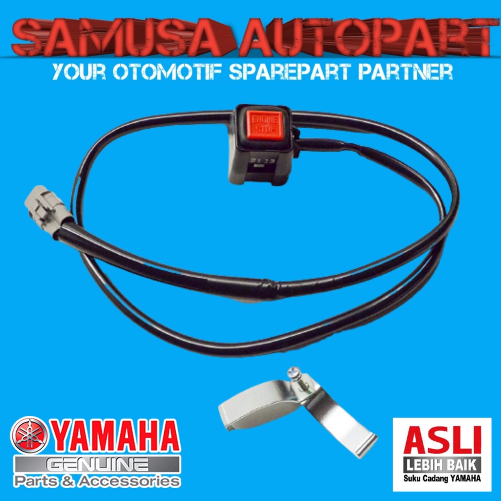 SWITCH HANDLE 1 / HOLDER KIRI / STOP SWITCH ENGINE YZ125 YZ125X YZ250 YZ250X ORIGINAL / 1C3-83976-01