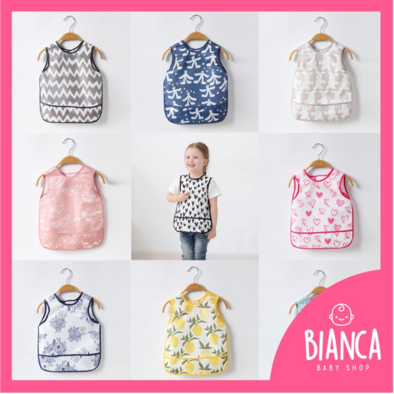 BIANCA - Bibs Anak / Celemek Anak Tanpa Lengan G Lemon Series