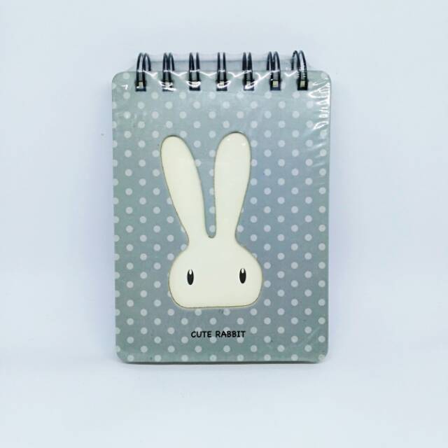 Notebook fancy Buku catatan lucu karakter rabbit